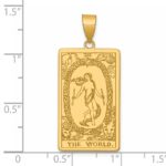 14ky The World Tarot Card Pendant - Image 4