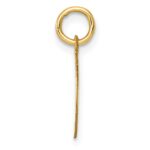 14k Plain .018 Gauge Round Engravable Disc Charm - Image 2