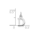 10KW Cutout Letter D Initial Charm - Image 2