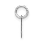 14KW Upper case Letter J Initial Charm - Image 2