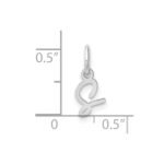 14KW Upper case Letter S Initial Charm - Image 4