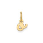 14KY Lower case Letter O Initial Charm