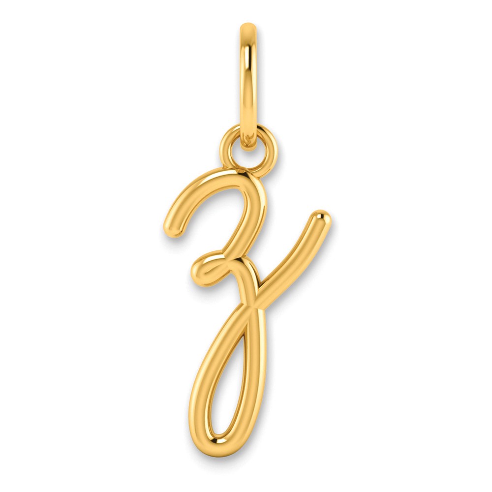 XNA1307GP_Z.jpg 14KY Lower case Letter Z Initial Charm - Image 1