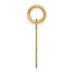 14KY Letter F Initial Pendant - Image 2