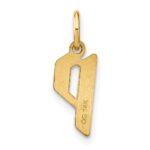 14KY Letter P Initial Pendant - Image 3