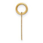 14KY Letter S Initial Pendant - Image 2