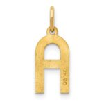 14ky Letter A Initial Pendant - Image 4