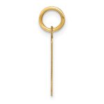 14ky Letter F Initial Pendant - Image 2