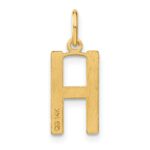 14ky Letter H Initial Pendant - Image 3