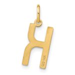 14ky Letter K Initial Pendant - Image 3