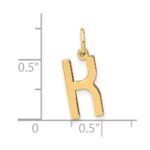 14ky Letter K Initial Pendant - Image 4