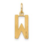14ky Letter W Initial Pendant - Image 3