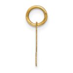 14ky Letter J Initial Pendant - Image 2