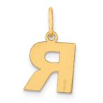14ky Letter R Initial Pendant - Image 3