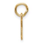 14ky Cutout Letter K Initial Pendant - Image 2