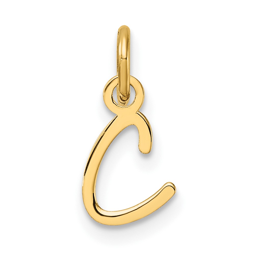 XNA1467Y_C.jpg 14K Uppercase Letter C Initial Charm - Image 1