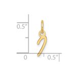 14K Uppercase Letter I Initial Charm - Image 4