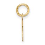 14K Uppercase Letter M Initial Charm - Image 2