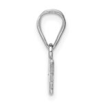 Sterling Silver/Rhodium-plated Tennessee State Pendant - Image 2