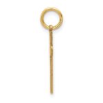 14K Laser Designed Cross Charm - Image 2