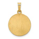 14k Polished and Satin Hollow St. Anthony Medal Pendant - Image 4