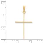 14k Cross Pendant - Image 3