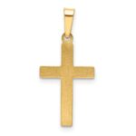 14k Polished Latin Cross Pendant - Image 4