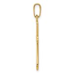 14k Polished Cross Pendant - Image 2