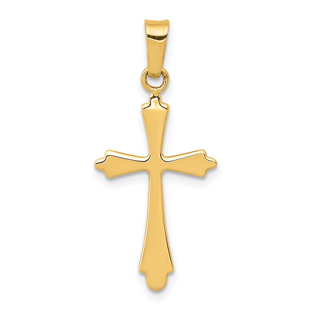XR1481.jpg 14k Polished Cross Pendant - Image 1
