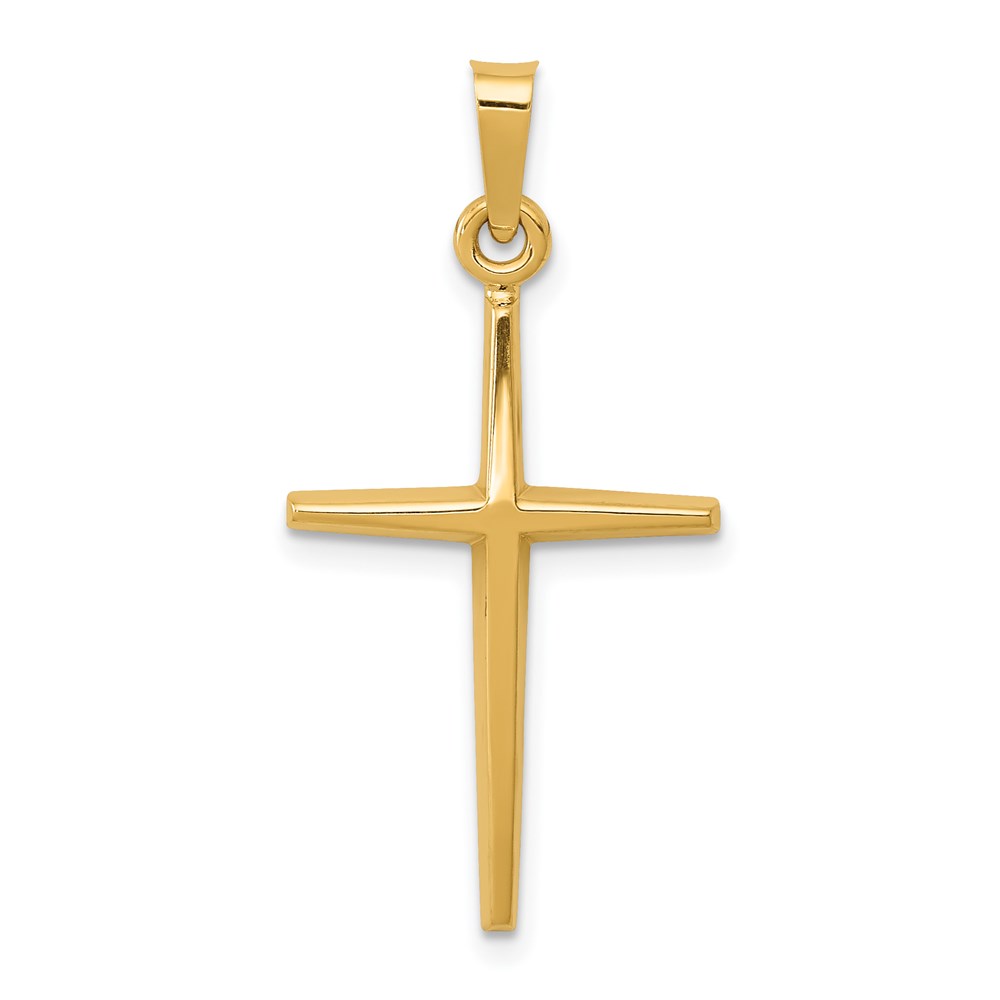 XR1484.jpg 14k Polished Latin Cross Pendant - Image 1