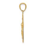 14k Polished Small Passion Crucifix Pendant - Image 2