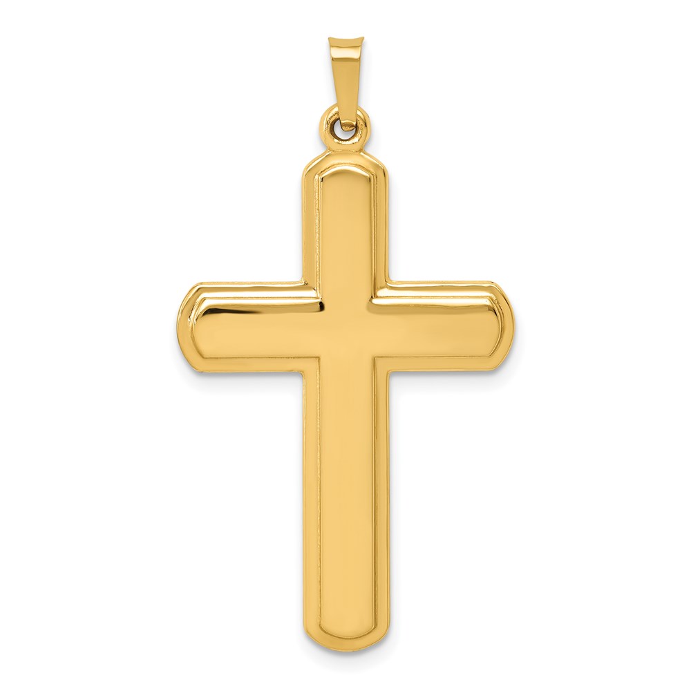 XR1562.jpg 14k Polished Latin Cross Pendant - Image 1