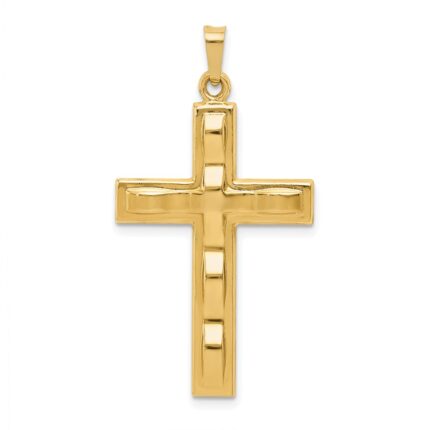 14k Polished Cross Pendant