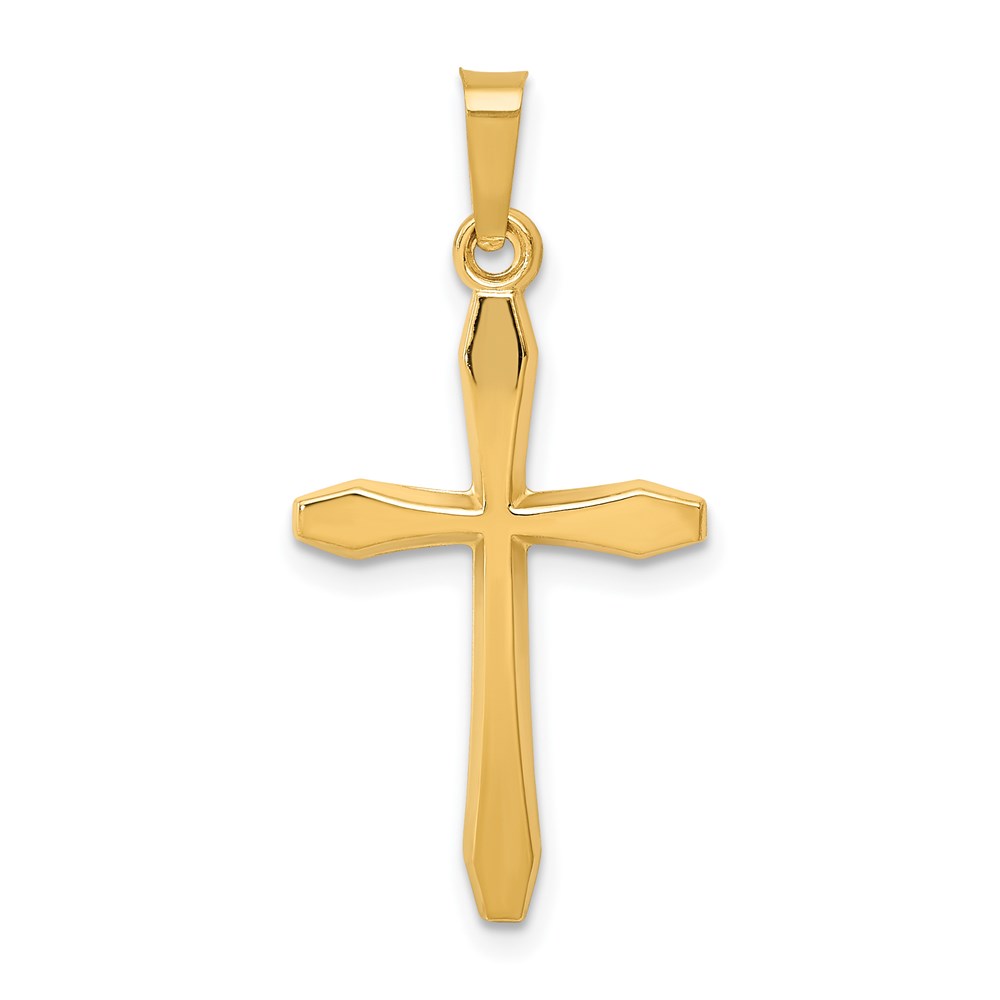 XR1570.jpg 14k Polished Passion Cross Pendant - Image 1