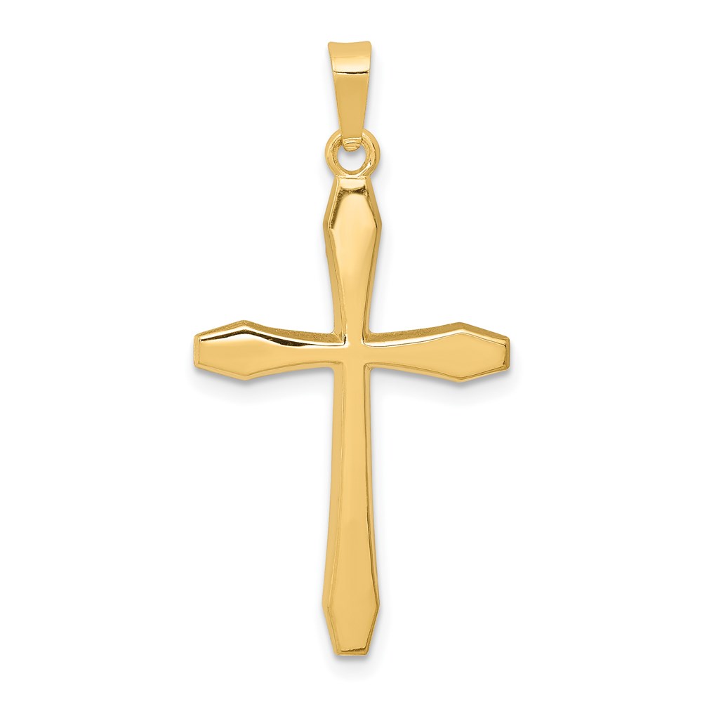XR1572.jpg 14k Polished Cross Pendant - Image 1