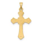 14k Budded Cross Pendant - Image 4