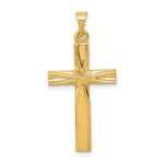 14k Polished Latin Cross Pendant