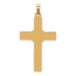 14k Hollow Polished Center -X- Cross Pendant - Image 3