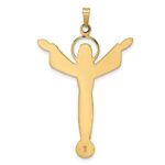 14k Polished Solid Risen Christ Pendant - Image 4