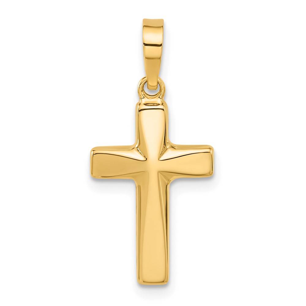 XR2082.jpg 14K Polished Cross Pendant - Image 1