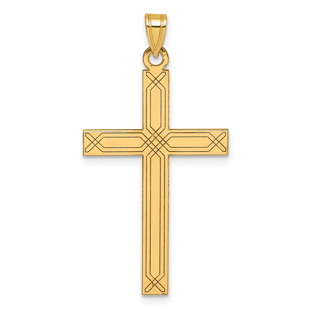 XR2156.jpg 14k Cross Pendant - Image 1