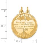 14K MIZPAH COIN 2-piece Round Charm - Image 3