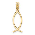 14k Ichthus Fish Charm - Image 4