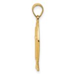 14k Cross Ichthus Fish Pendant - Image 2