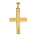 14k Polished Cross Charm - Image 4