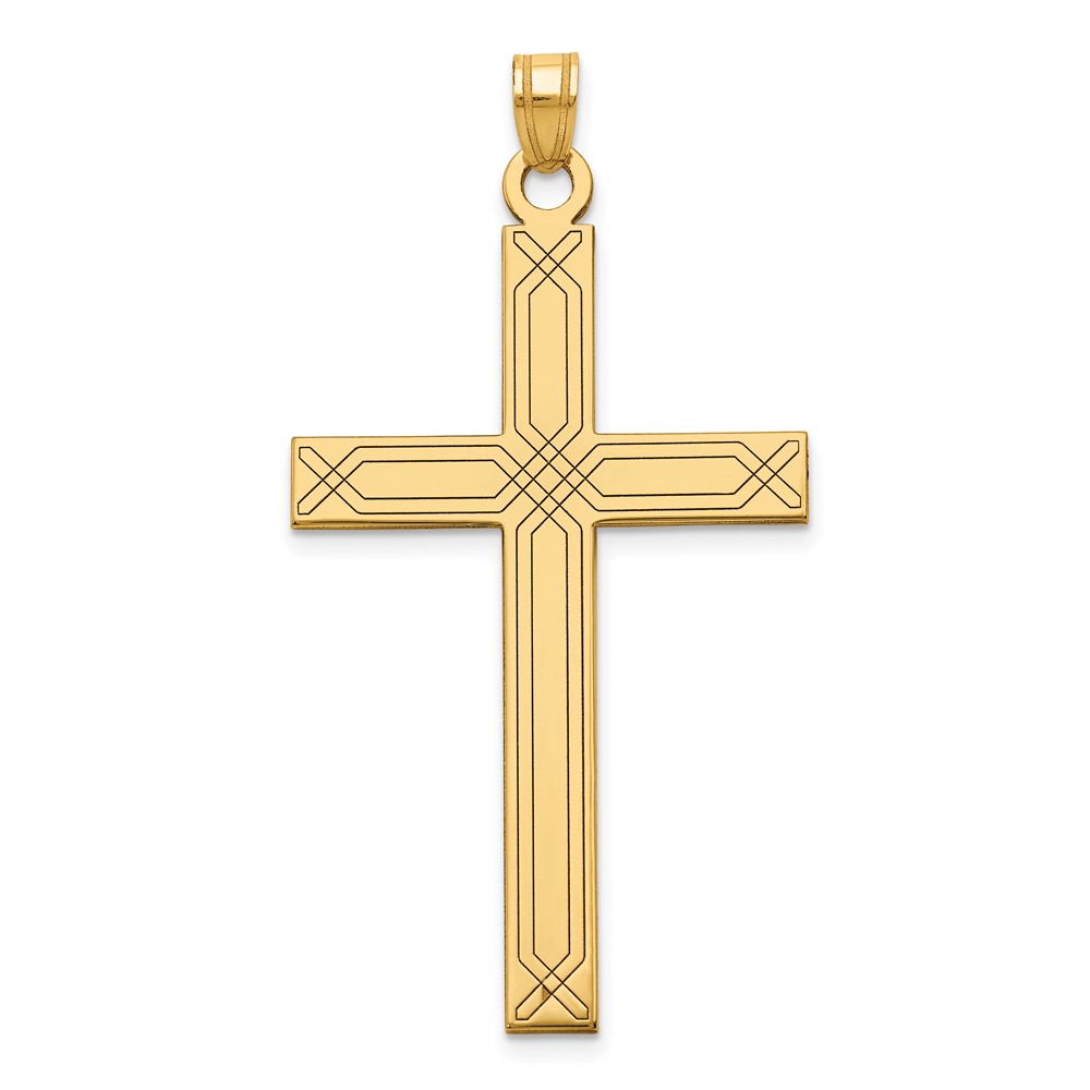 XR546.jpg 14k Cross Pendant - Image 1