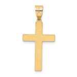 14K Laser Designed Cross Pendant - Image 4