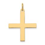 14K Laser Designed Greek Cross Pendant