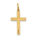 14K Laser Designed Cross Charm - Image 4