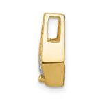 14k Complete AA 5.25mm Diamond Slide Fits up to 3mm Fancy or Reversible Omega Only - Image 2